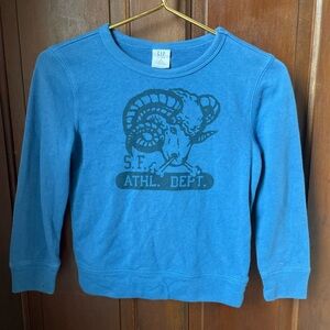 Gap kids boys small 6-7 blue sweatshirt